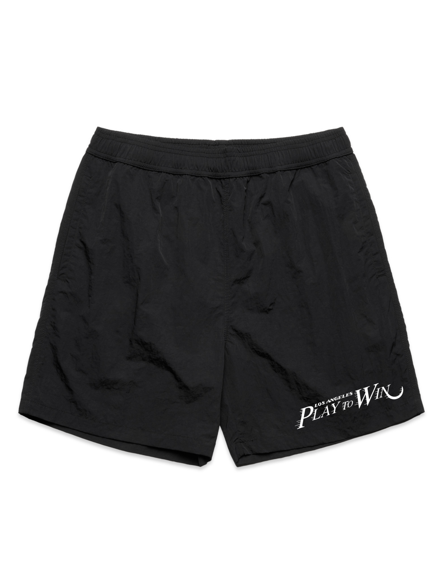 Embroidered Swim Trunks