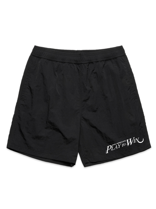 Embroidered Swim Trunks